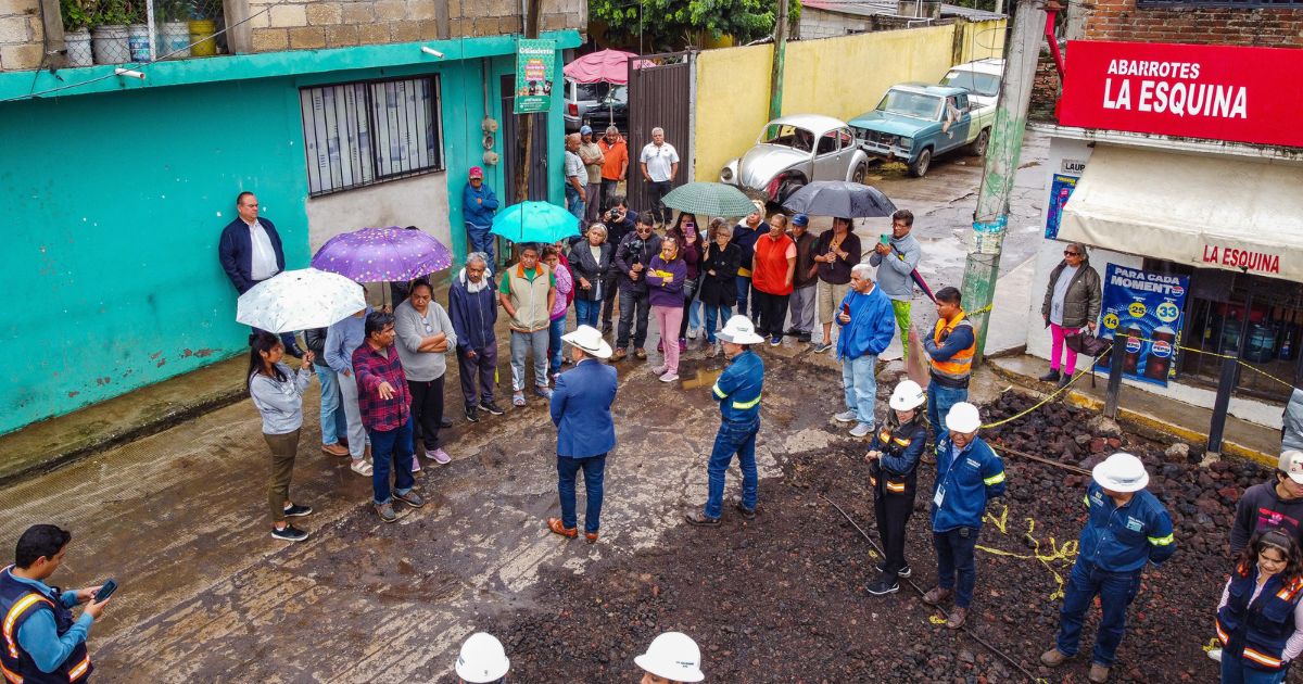 Continúa el avance de rehabilitación en la calle Lauro Ortega