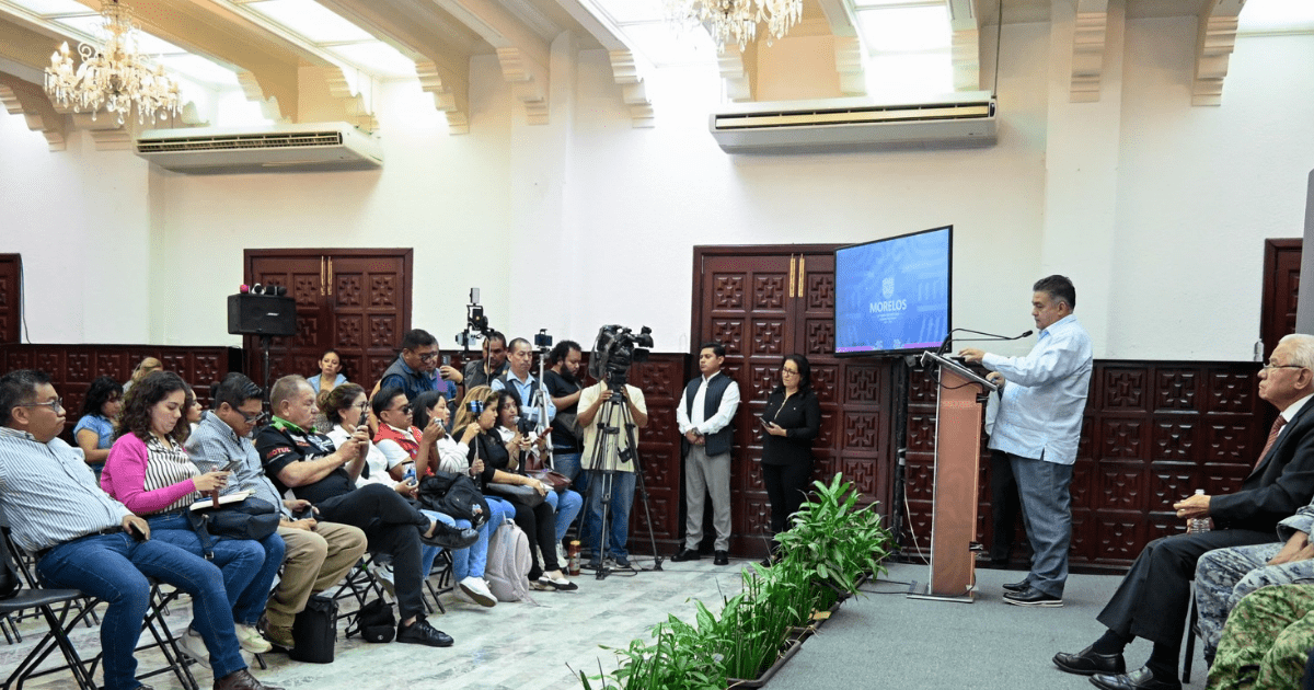 Presentan resultados de operativos de seguridad en Morelos