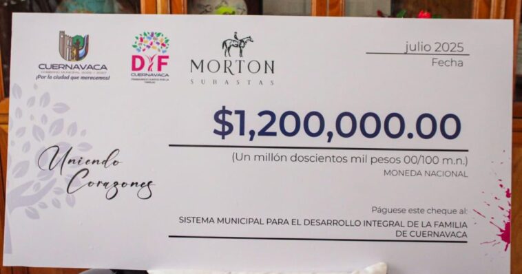 DIF Cuernavaca rompe récord de recaudación con "Uniendo Corazones"