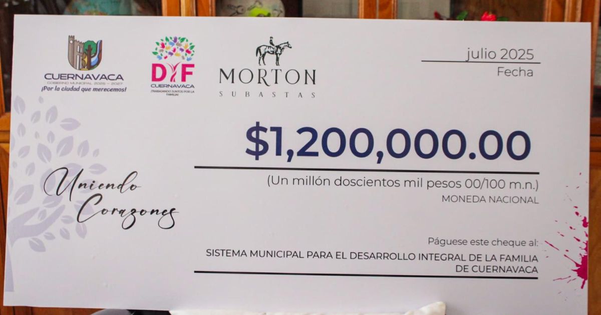 DIF Cuernavaca rompe récord de recaudación con "Uniendo Corazones"