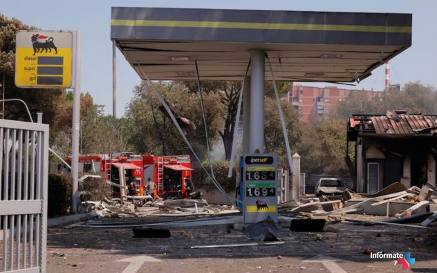 Roma explosión