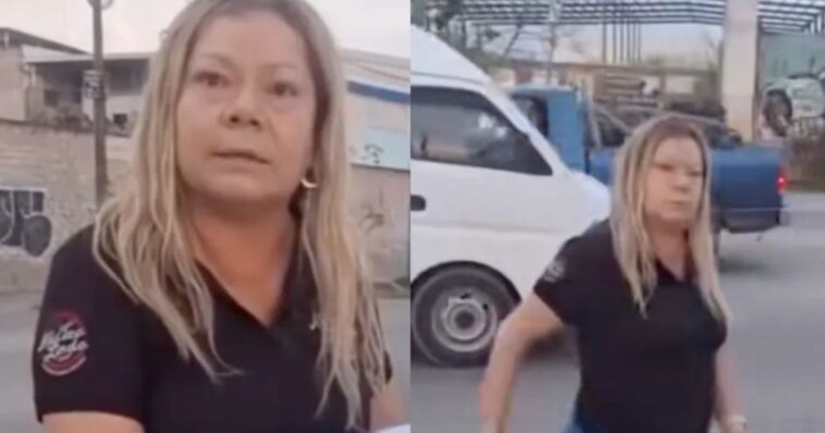 “Lady Tamales”: Mujer destruye puesto de una vendedora ambulante