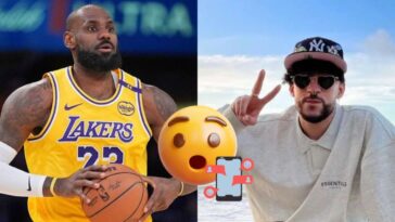 Lebron james y bad bunny
