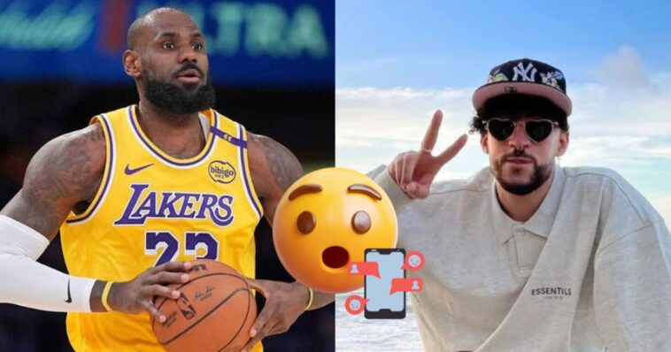 Lebron james y bad bunny
