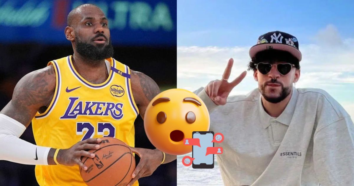 Lebron james y bad bunny