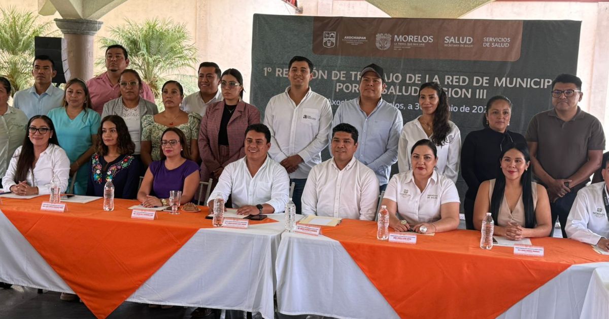 Llega Red Morelense de Municipios por la Salud Región lll a Axochiapan