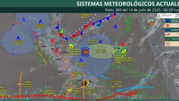 Lluvias y ambiente cálido en Morelos