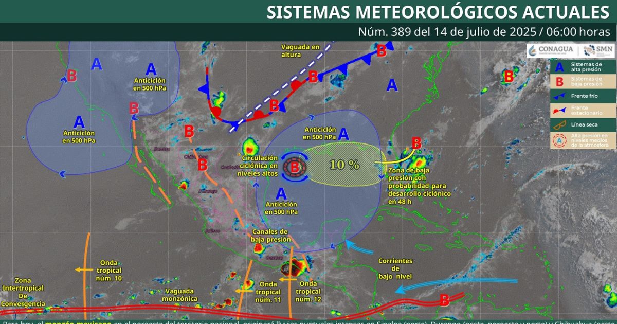 Lluvias y ambiente cálido en Morelos