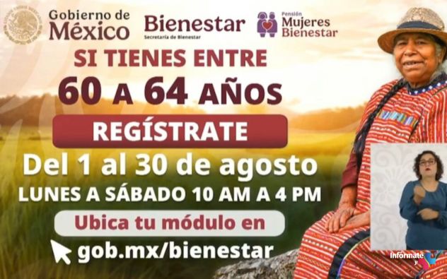 Mujeres pensión Bienestar