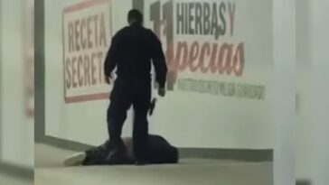 Policía es captado pateando a persona en situación de calle