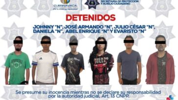Detenidos Cuernavaca