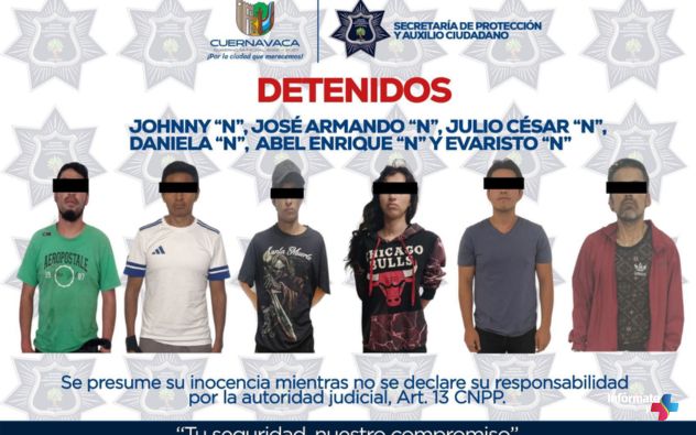 Detenidos Cuernavaca