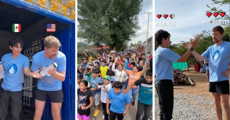 Alexis Omman y MrBeast