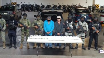 Aseguran 40 kg de cristal en Morelos