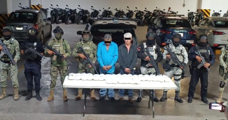 Aseguran 40 kg de cristal en Morelos