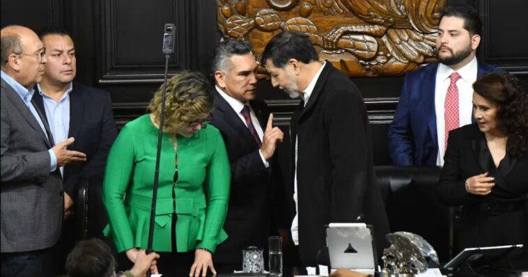 Cámara de Senadores resolverá la disputa entre Alito Moreno y Gerardo Noroña