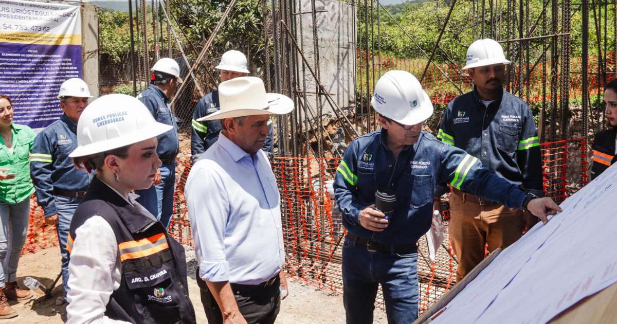 Construyen tanque elevado en Chamilpa