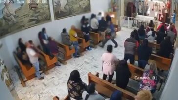 Intenta privar de la vida a hombre dentro de una iglesia