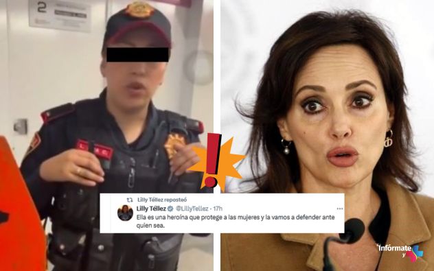 Lilly Téllez llama heroína a policía