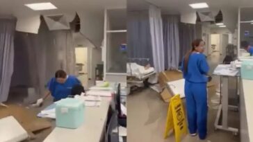Se desploma techo de hospital en Edomex