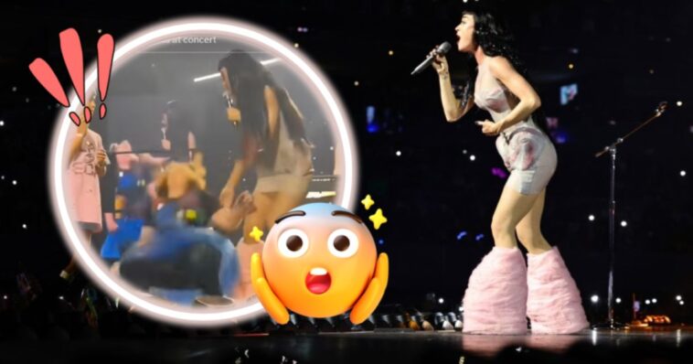 katy perry fan desmayada