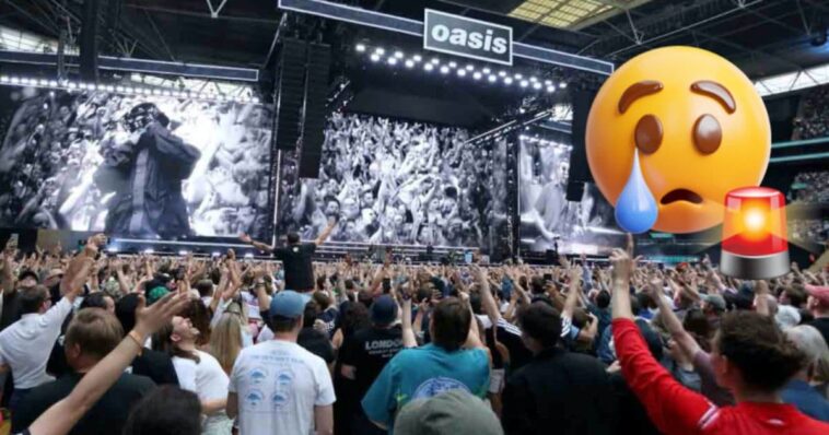 oasis accidente fan