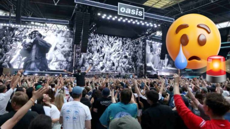 oasis accidente fan