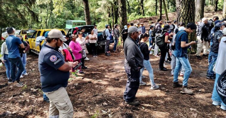 250 voluntarios participan en la reforestación del Bosque de Ahuatepec