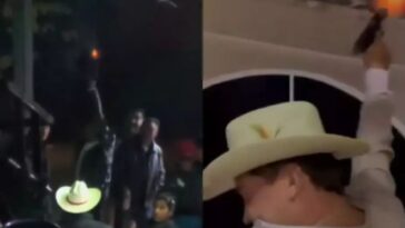 Alcalde de Aquila, Veracruz dispara al aire tras festejos patrios