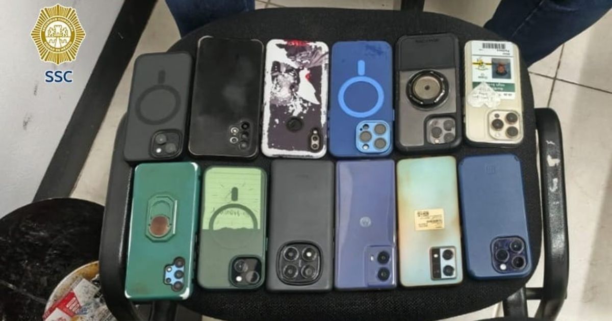 Autoridades recuperan celulares robados durante Grito de Independencia