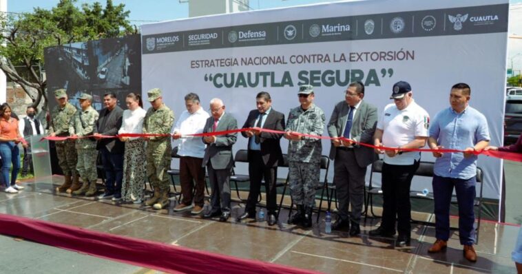 Cuautla inaugura el primer arco de seguridad