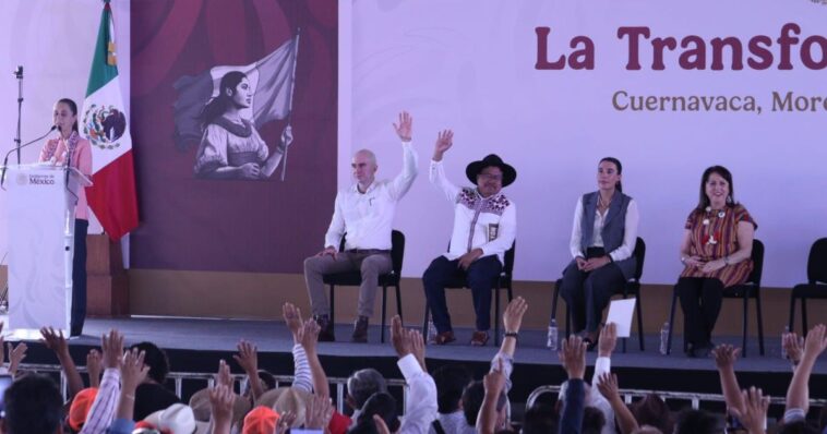 El alcalde de Cuernavaca reafirma coordinación con Claudia Sheinbaum