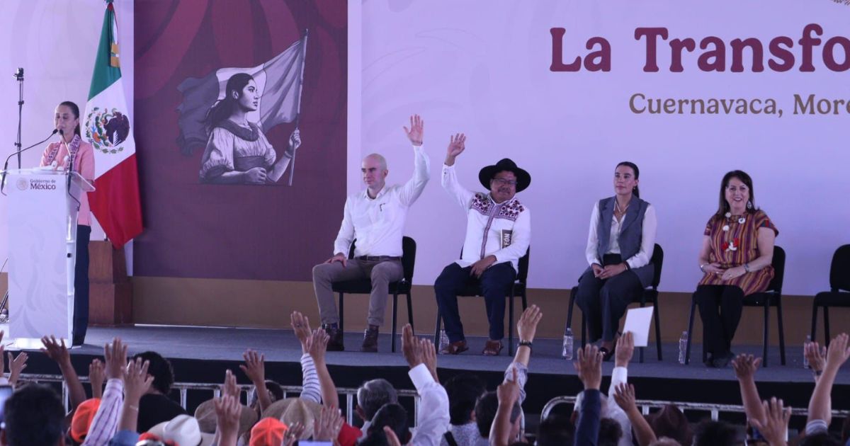 El alcalde de Cuernavaca reafirma coordinación con Claudia Sheinbaum