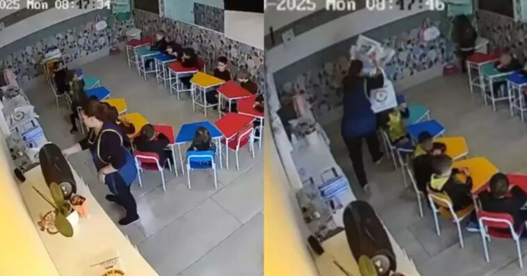 Maestra le tira un diente a alumno en Brasil