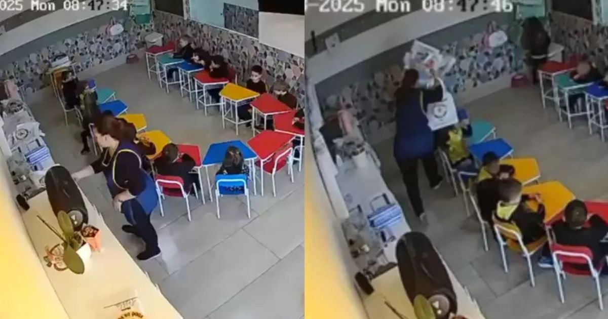 Maestra le tira un diente a alumno en Brasil