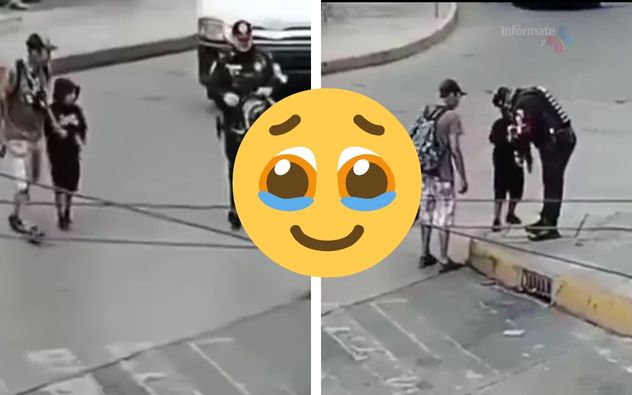 Policia regala mochila en cdmx