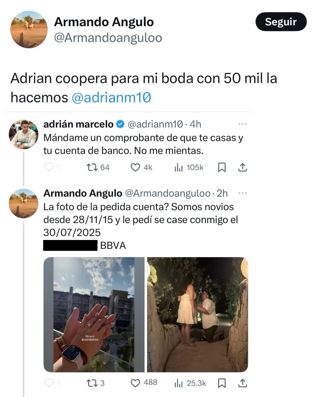 adrián marcelo boda fan