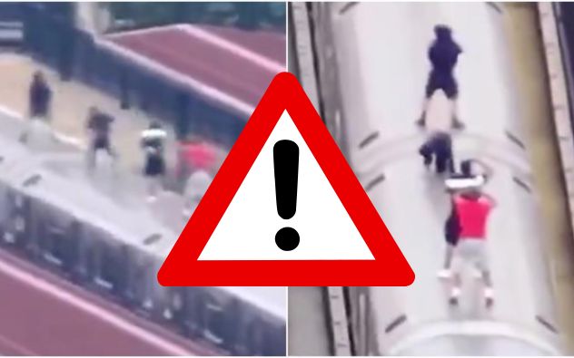 Mueren adolescentes por surfear en el Metro