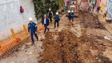 Alcalde de Cuernavaca supervisa obra en Adolfo López Mateos
