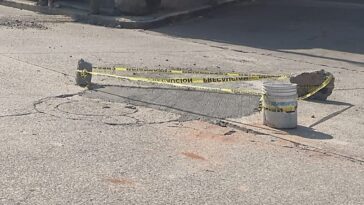 Atienden socavón en la colonia Ampliación Año de Juárez en Cuautla