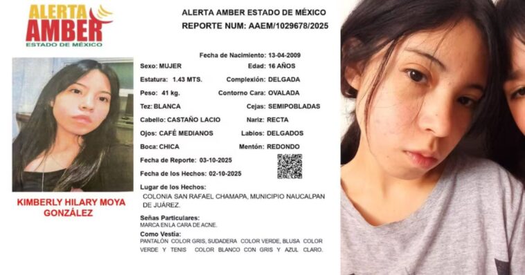 Desmienten videos de la joven desaparecida del CCH Naucalpan