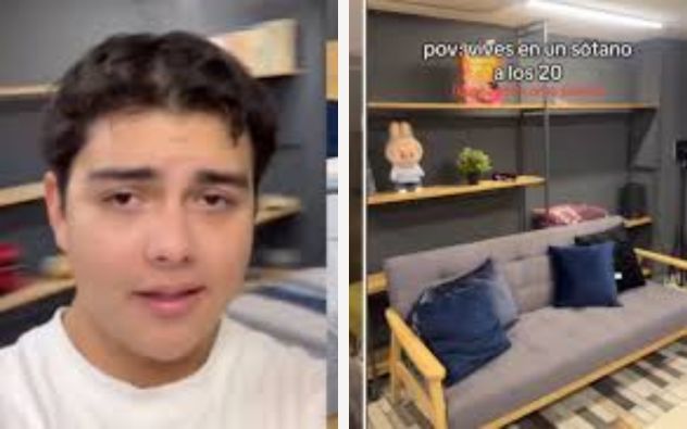 Estudiante vive en una cisterna