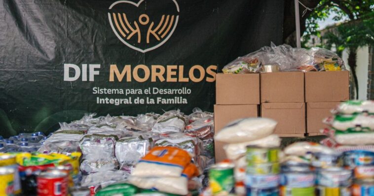 SEDIF envía víveres al estado de Puebla