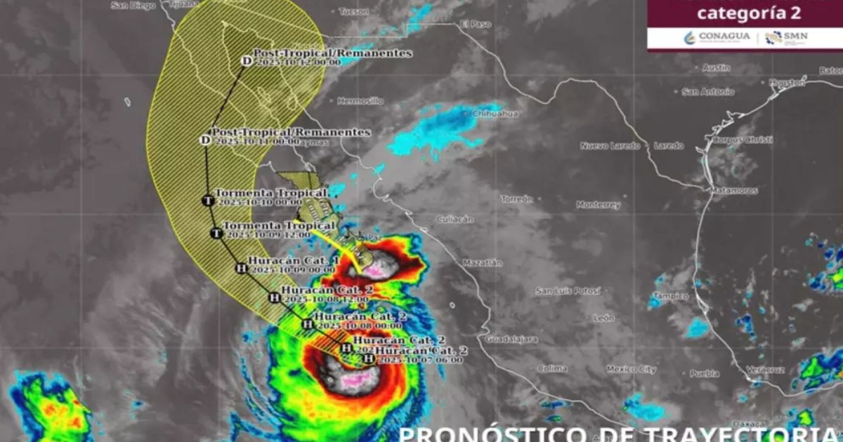 Suspenden clases en La Paz tras huracán Priscilla