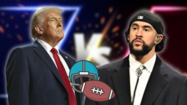 donald trump y Bad Bunny