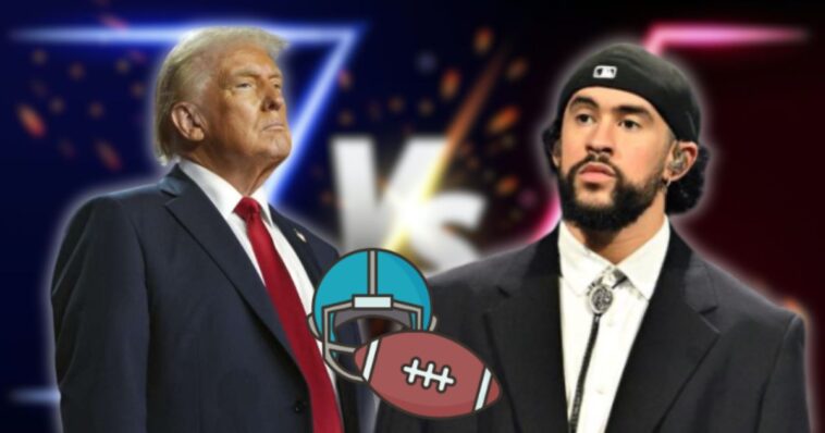 donald trump y Bad Bunny