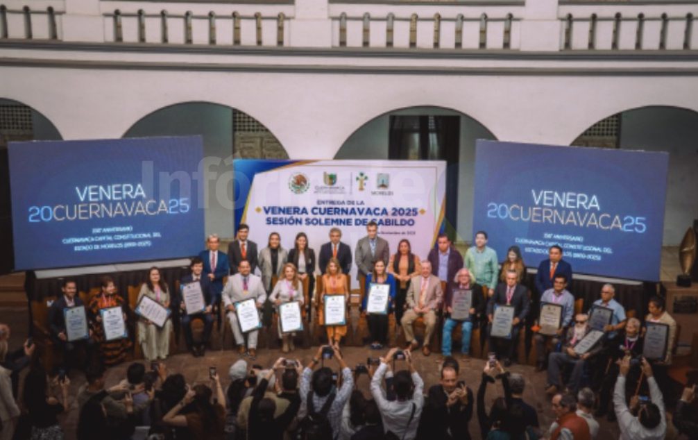 Venera Cuernavaca 2025: Reconocen a destacadas personalidades