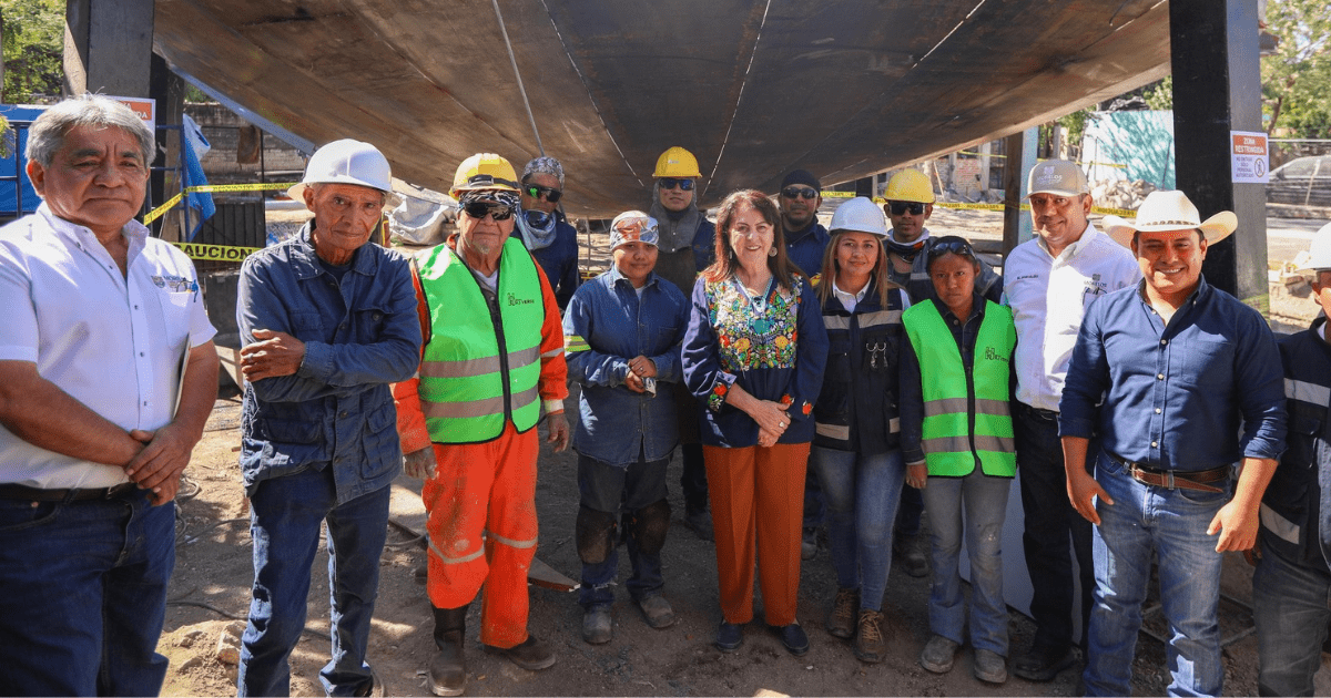 Supervisan avances de obra en Axochiapan