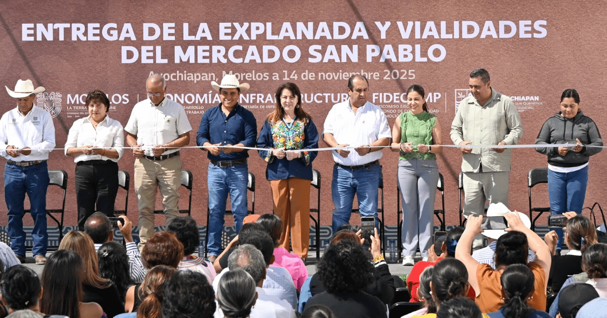 Inauguran infraestructura renovada del Mercado San Pablo en Axochiapan