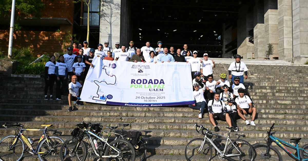 UAEM realiza “Rodada por la PAZ”